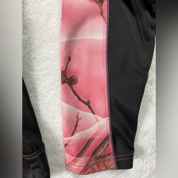 Huntworth Women’s Pink Camo Full-Zip Performance Track Jacket Size Medium - Picture 3 of 9